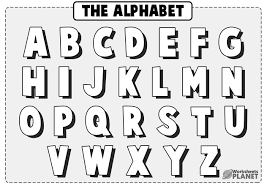 Alphabet coloring pages featuring standard block print font for each letter for toddlers, preschool, and early elementary. Alphabet Coloring Pages For Kids Ready To Print And Color