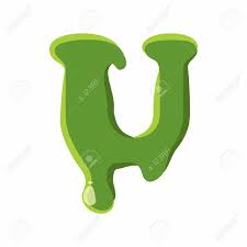 Save space on your device. Letter U From Latin Alphabet With Numbers And Symbols Made Of Green Slime Font Can Be Used For Halloween Design And Other Purposes Royalty Free Cliparts Vectors And Stock Illustration Image 61681830