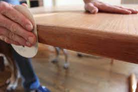 How To Refinish A Vintage Teak Dining Table Teak Dining Table Teak Chairs Wood Patio Furniture