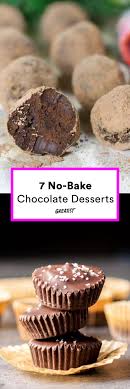 7 No Bake Chocolate Desserts You Can Throw Together In 20 Minutes Or Less Healthy Dessert Dessert Recette