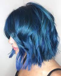 Bold Blue Aveda Hair Color By Aveda Artist Breanna O At Vicara Aveda Salon Spa Hair Color Blue Aveda Hair Hair Color