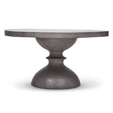 Spindle Dining Table Round Dining Table Dining Table Concrete Dining Table