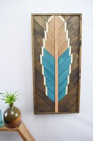 Turquoise Wood Wall Art Hanging Wooden Wall Art Bohemian Etsy Reclaimed Wood Wall Art Southwestern Decorating Wood Wall Art