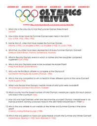 A lot of individuals admittedly had a hard t. Summer Olympics Trivia By Hoop There It Is Teachers Pay Teachers