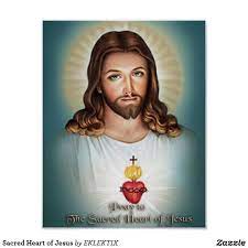 Sacred Heart Of Jesus Poster Zazzle Com Jesus Photo Heart Of Jesus Jesus And Mary Pictures