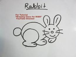 How To Draw Rabbit Search Drawing Class For Kids Youtube Channel For More Easy Drawing Tutorial Drawing Classes For Kids Easy Drawings Drawing Tutorial Easy