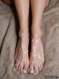 Porn image of feet cum on feet nude barefoot foot fetish 20 photo created  by AI