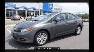 2012 Honda Civic Ex L Start Up Engine And In Depth Tour Youtube
