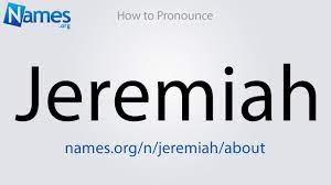 How do you say jeremiah in spanish? How To Pronounce Jeremiah Youtube