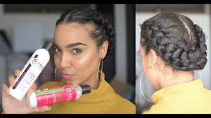 After mad popularity of french braids and fishtails, which have been all over recently, we all are striving for some fresh takes on the trend. Quick And Easy Dutch Braid Style For Work And School For Curly Natural Hair Video Black Hair Information