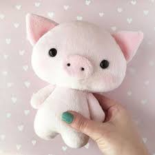 Plush Pig Toy Stuffed Pig Piggy Toy Piglet Toy Pig Etsy Sewing Stuffed Animals Pig Plushie Pig Plush