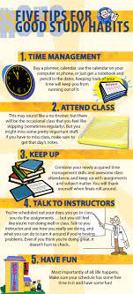 Five Tips For Good Study Habits Students Tips Good Study Habits School Study Tips Study Habits