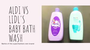 The mild fragrance leaves the baby smelling good. Who As The Best Baby Bath Wash Aldi Vs Lidl S Baby Routine Wow Price 65p Youtube