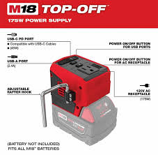 Basic protection against power surges for computers and electronics. New Milwaukee M18 Top Off Usb And Ac Power Adapter