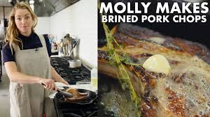 Oven baked parmesan pork chops. Watch Pan Roasted Brined Pork Chop From The Test Kitchen Bon Appetit