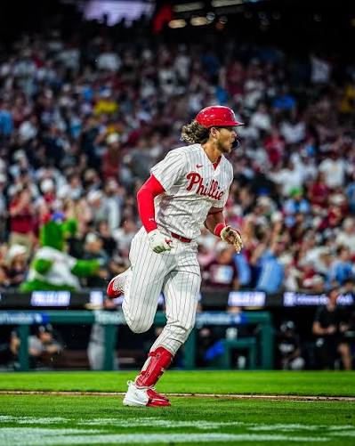 phillies | One heck of an AB 👏 All 9 pitches from Bohm's at-bat! 🦒 Clear  'em! | Instagram