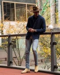 Check spelling or type a new query. Beige Suede Chelsea Boots With Grey Jeans Outfits For Men 54 Ideas Outfits Lookastic