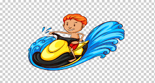 رياضة التزلج على الماء والسباحة رسوم متحركة شخصية خيالية ملكية Png