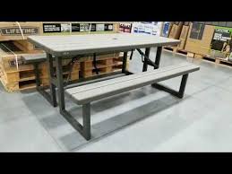 Costco Folding Picnic Table 129 Youtube In 2020 Folding Picnic Table Picnic Table Table