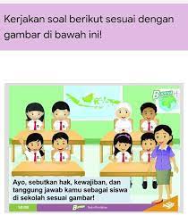 Tuliskan hak dan kewajiban siswa di sekolah. 1 Sebutkan Hak Kalian Sebagai Siswa Sesuai Gambar Di Atas 2 Sebutkan Kewajiban Kalian Sebagai Brainly Co Id