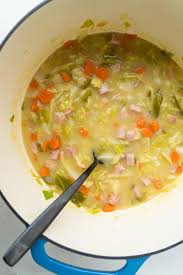 Simmer for just 20 minutes. Ham And Cabbage Soup Easy Soup Ready In 45 Minutes