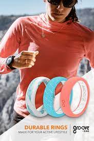Groove Silicone Wedding Rings Are Perfect For The Athlete Hunter Professional And Outdoorsman Silicone Wedding Rings Silicone Rings Wedding Rings