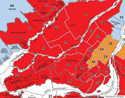 Click states on this interactive map to create your own 2024 election forecast. Canada Election Map Before And After Canadians Voted Huffpost Canada Politics