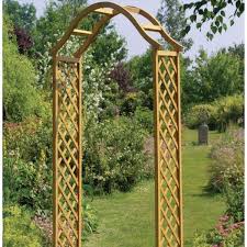 Browse Elegance Wooden Garden Arch Tan The Garden Factory 38 Wooden Garden Arch Ideas Garden Archway Garden Arches Garden Arch