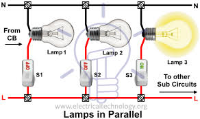 Daisy chain on one switch wiring diagram light. How To Wire Lights In Parallel Switches Bulbs Connection In Parallel