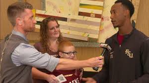 Although he is widely known for his athletic skills, this time, travis became famous for something else when rudolph and his fellow players visited tallahassee's montford middle school, he saw a boy eating by himself during lunch. Fsu Player S Incredible Gesture Touches Family Espn Video