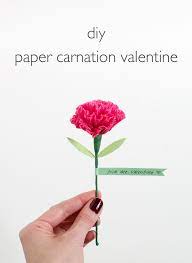 Vitamini Handmade Diy Paper Carnation Valentine Paper Flowers Diy Paper Flowers Diy Paper