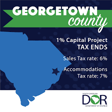 Georgetown Countys 1 Local Sales Tax Ends After April 30
