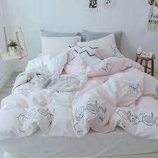 pink bed sheet set pink bed cover cat printed duvet cover cute bedding girl cover twin bedding sets for girls q pink bed sheets cute bed sheets pink bed covers