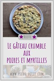 La Recette Parfaite Pour Un Gouter Gourmand Le Moelleux Du Gateau Allie Au Croustillant Du Crumble Recette Gateau Poire Cr Crumble Poires Crumble Recette