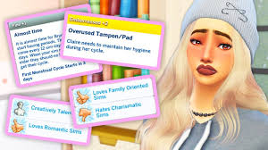 This mod focuses on adding more realism to the game! Have Periods Turn Ons Turn Offs Talents The Sims 4 Slice Of Life Mod Update Youtube