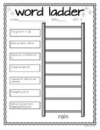 Word Ladders Vowel Digraph Mix 2nd And 3rd Grade Word Ladders Vowel Team Words Vowel Digraphs