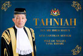 Born 1955) is a malaysian lawyer who is the 11th and the incumbent attorney general of malaysia. Tan Sri Idrus Harun Andri