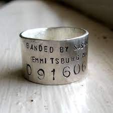 Unique Duck Band Ring For Hunters And Ornithologists Goose Duck Band Bird Band Wedding Rings Unique Rings For Men Duck Band Wedding Ring
