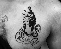 Male Shiva Tattoo Design Inspiration On Upper Chest Shiva Tattoo Design Shiva Tattoo Tattoo Designs Men