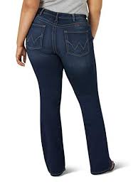 Jeans Wrangler Women S Plus Size Q Baby Mid Rise Boot Cu Choose Sz Color Kids