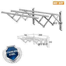 Maybe you would like to learn more about one of these? Mydiysdnbhd Stainless Steel 304 Wall Mounted Retractable Drying Rack Cloth Hanger With 3 Tube 2 Meter 9632 Shopee Malaysia