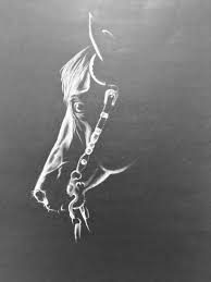 Lopinradical Charcoal Drawing Black Paper Drawing Portrait Drawing