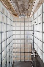 Glass Blocks Allow Light To Pass Into This Bathroom In A Photographer S Flat In Barcelona Spain By Arch Glass Block Shower Glass Blocks Bathroom Inspiration