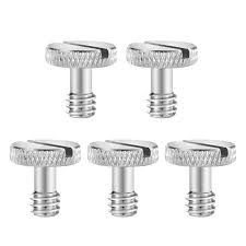 Amazon.co.jp: サムコス カメラ固定ネジ 14インチネジ ステンレススチール素材 14スクリュー 固定ネジコネクター 撮影補助ツール  DSLRデジタルカメラリグ部品 5個セット : 家電＆カメラ