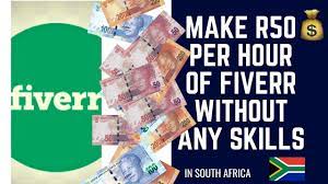 How much can you make online in south africa per month? Make R50 Per Hour On Fiverr Without Any Skills Make Money Online In South Africa Youtube