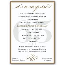 Birthday Dinner Invitation Text Message Classic 65th Birthday Gold Surprise Invitations 80th Birthday Invitations 90th Birthday Invitations Birthday Party Invitation Wording