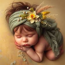 Free baby girls sleeping designs