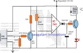 Pir Opamp Amplifier Circuit Electronic Circuit Projects Circuit Projects Circuit