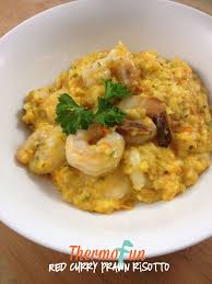 Thermofun Red Curry Prawn Risotto Recipe Thermofun Thermomix Recipes Tips Recipe Thermomix Recipes Risotto Recipes Recipes
