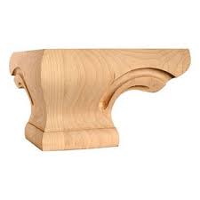 Legacy Heritage Pedestal Small Corner Foot Small Corner Bracket Feet Pedestal